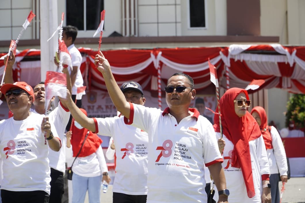 Sambut HUT RI Pemkab Gorut Canangkan 10 Juta Bendara Merah Putih