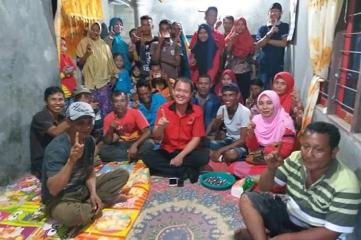 Harijanto bersama masyarakat sebelum pandemi Covid