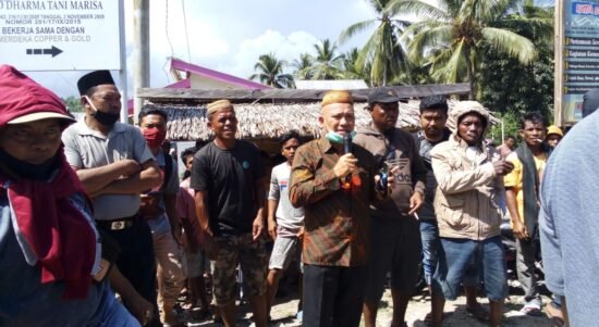 Kepada Penambang, Beni Nento sampaikan Alasan Kehadiran Adhan Dambea