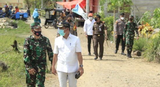 Bupati Pohuwato bersama Forkopimda lakukan pemantauan (Foto Stephon)