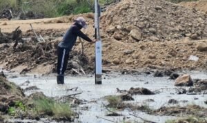 BPN Pohuwato melakukan pengukuran di lokasi pembangunan Bandara Pohuwato