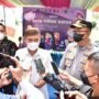 Bupati Pohuwato saat diwawancarai awak media