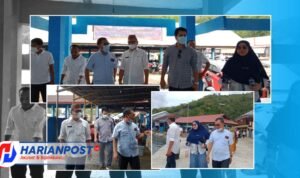 Aleg Dapil Boalemo - Pohuwato tinjau pekerjaan dermaga di PP Tilamuta