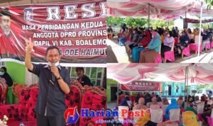 La Ode Haimudin menggelar Reses di Kecamatan Paguat, Pohuwato