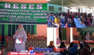 Anggota DPRD Provinsi Gorontalo Sintje Kadji menggelar reses di Patilanggio, Pohuwato