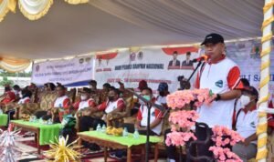 Bupati Pohuwato Saipul A. Mbuinga menghadiri peringatan hari peduli sampah nasional