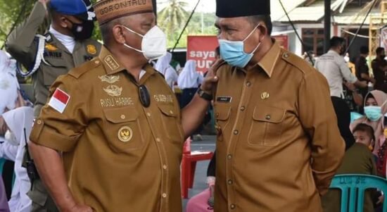 Bupati Boalemo, Anas Jusuf Bersama Gubernur Gorontalo, Rusli Hibibie