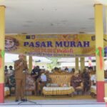 Bupati Boalemo, Anas Jusuf saat menghadiri pasar murah NKRI Peduli