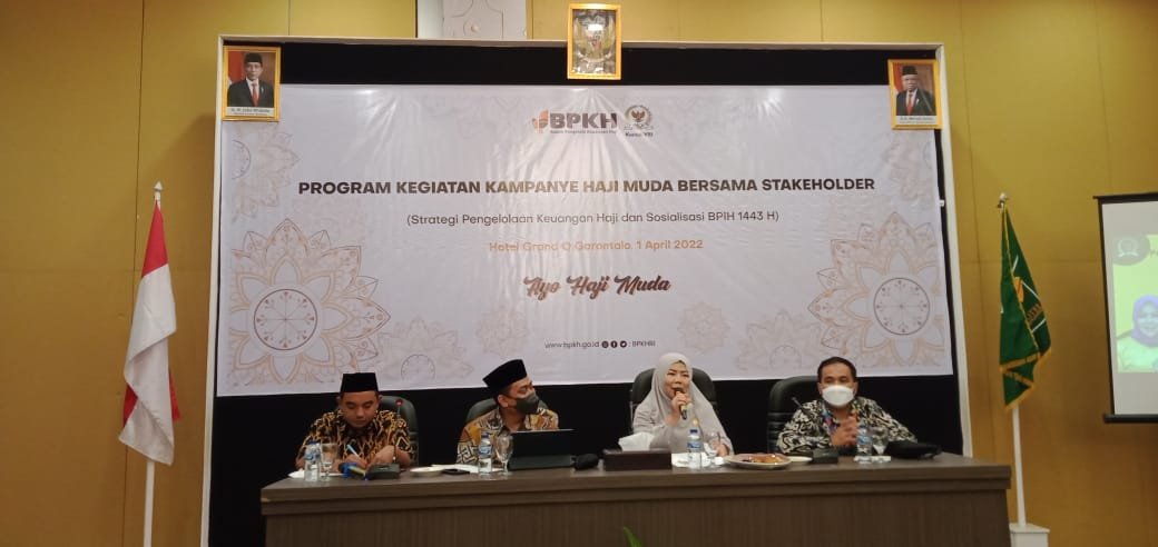 Idah Syahidah menjadi narasumber pada kampanye haji muda