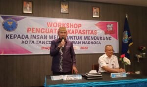 Anas Jusuf menjadi narasumber pada workshop yang dilaksanakan BNNK Boalemo