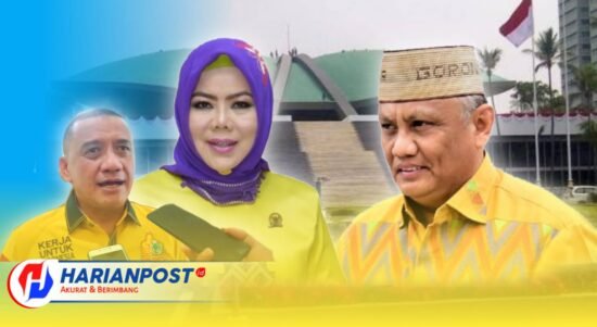 Ketua Bappilu Syarif Mbuinga, Idah Syahidah, Rusli Habibie (Wahyu Harianpost.id)