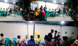 Suasana ramai di kediaman Aleg Fikram AZ. Salilama