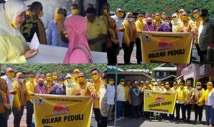 DPD II Golkar Kota Gorontalo peduli korban kebakaran