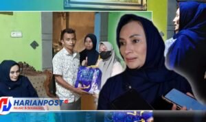 Indriani Dunda serahkan bantuan kepada masyarakat