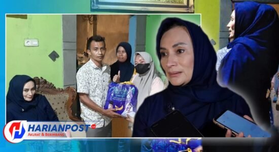 Indriani Dunda serahkan bantuan kepada masyarakat
