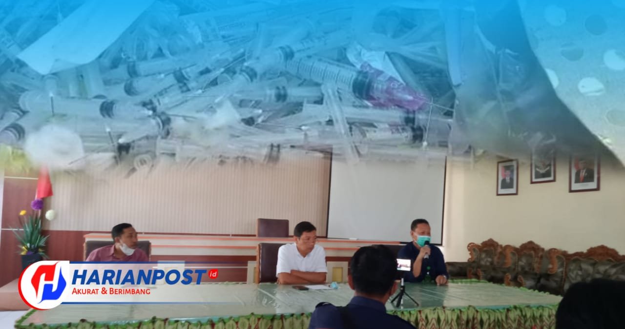 Pihak RS Aloe Saboe Kota Gorontalo memberikan keterangan pers terkait limbah medis