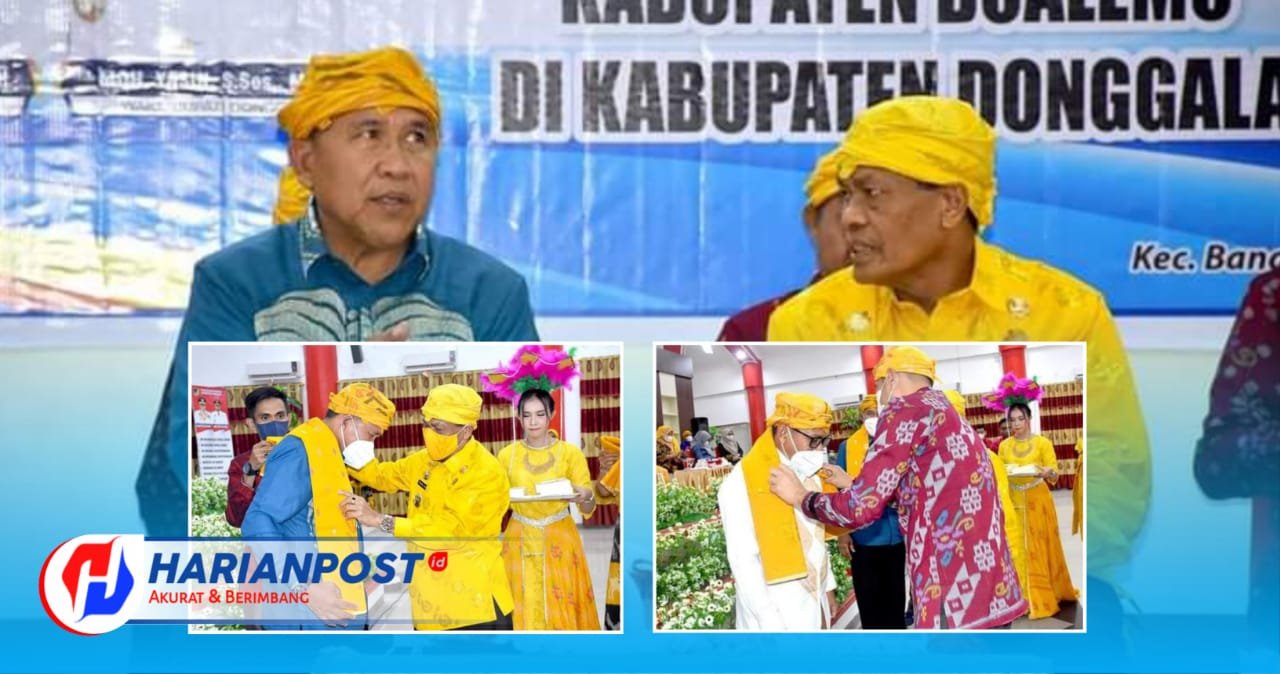 Bupati Boalemo Anas Jusuf saat melakukan Silaturahmi ke Sulawesi Tengah