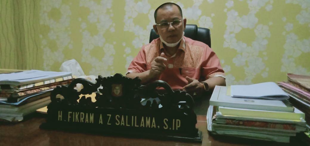 Ketua Fraksi Golkar DPRD Provinsi Gorontalo Fikram A.Z Salilama