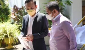 Noval Abdussama bersama Penjabat Gubernur Gorontalo