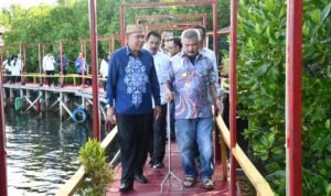 Bupati Boalemo Anas Jusuf bersama Pemerintah Kabupaten Parigi Moutung, Sulawesi Tengah