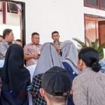 DPRD Pohuwato menemui KPMIP yang melakukan aksi di gedung DPRD Pohuwato, Kamis Juni 2022