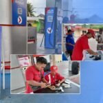 Aktivitas masyarakat di SPBU Raja Eyata Kota Gorontalo