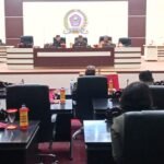 rapat paripurna ke - 31 dalam rangka penandatanganan persetujuan bersama ranperda tentang pertanggungjawaban pelaksanaan APBD Kabupaten Pohuwato tahun anggaran 2021