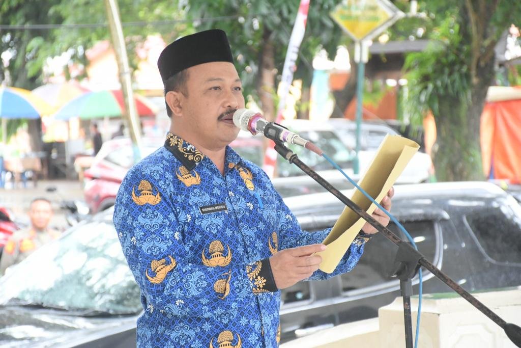 Sekda Boalemo, Saat Memimpin Apel Korpri