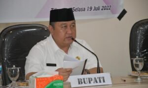 Penjabup Boalemo Hendriwan Saat Menghadiri Rakor Pokja PKP