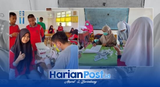 Puskesmas Mananggu Saat Melakukan Pemeriksaan Kesehatan