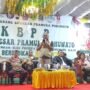 Ketua Kwarcab Pramuka Pohuwato Nasir Giasi menyambut peserta KBPP Tahun 2022