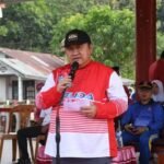 Penjabat Bupati Boalemo, Dr. Drs. Hendriwan, M.Si., Saat Pencanangan HUT RI