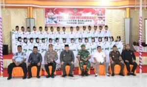 Penjabup Hendriwan Bersama Unsur Forkopimda dan Anggota Paskibraka