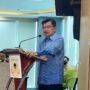 Jusuf Kalla memberikan kuliah umum tentang Kepemimpinan kepada peserta Executive Education Program For Young Political Leaders 8 Golkar Institute, Selasa, 23 Agustus 2022 di DPP Partai Golkar (Sumber : Golkar Institute )
