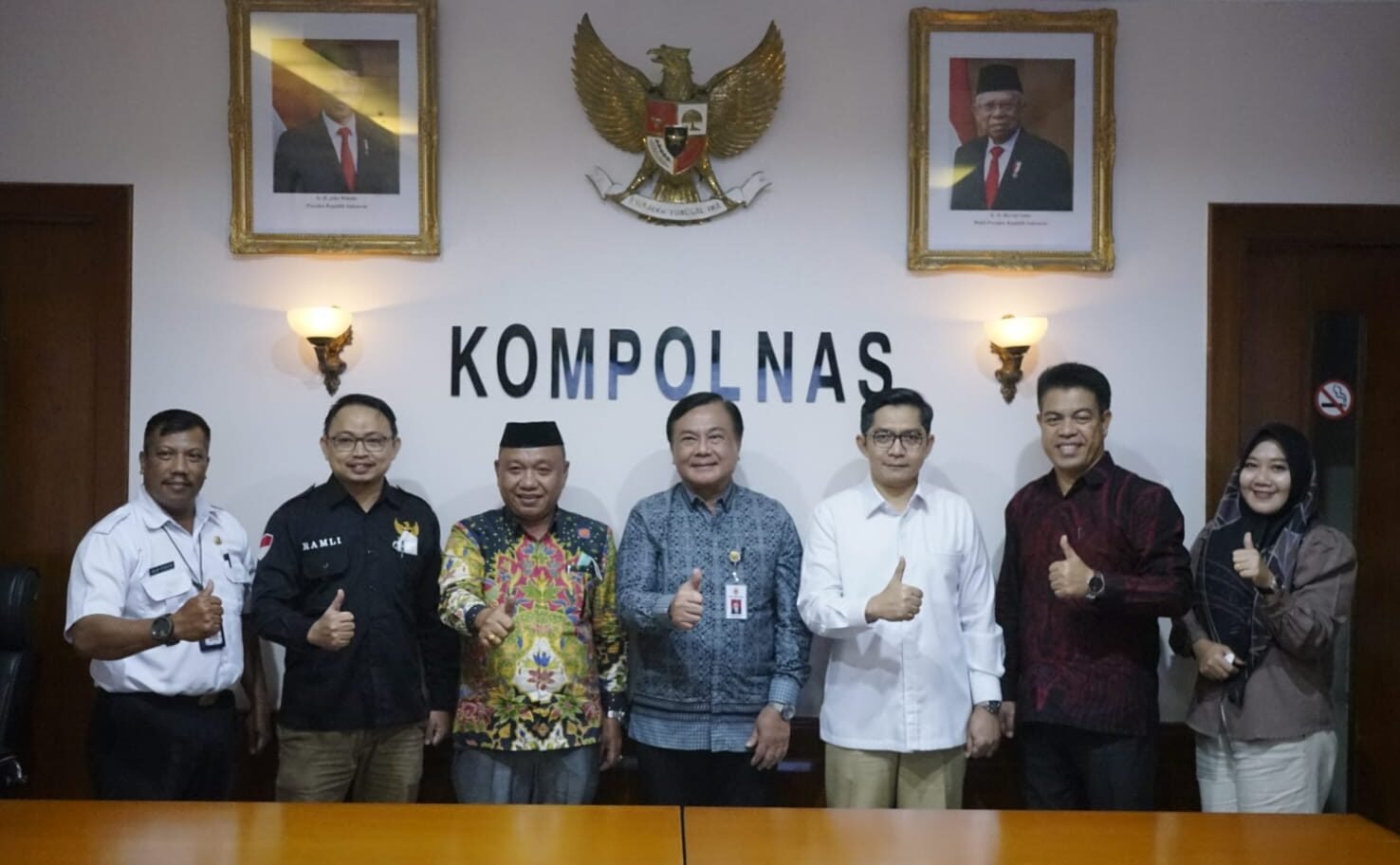 Anggota Badan Kehormatan DPRD Provinsi Gorontalo Temui Kompolnas, Rabu, 7 September 2022, di Jakarta
