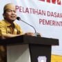 Sekda Darda Daraba saat membuka Latsar CPNS Golongan II dan III Provinsi Gorontalo, di Kantor BPSDM Provinsi Gorontalo, Bone Bolango, Senin, 4 Juli, 2022.