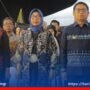 Penjagub Gorontalo Hamka Hendra Noer (Kanan) saat menghadiri pembukaan PKPI 2022