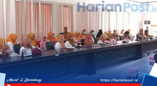 Perwakilan Guru Paud Pohuwato mengikuti RDP yang dilaksanakan DPRD Pohuwato, Senin, 10 Oktober, 2022 di Aula DPRD Pohuwato