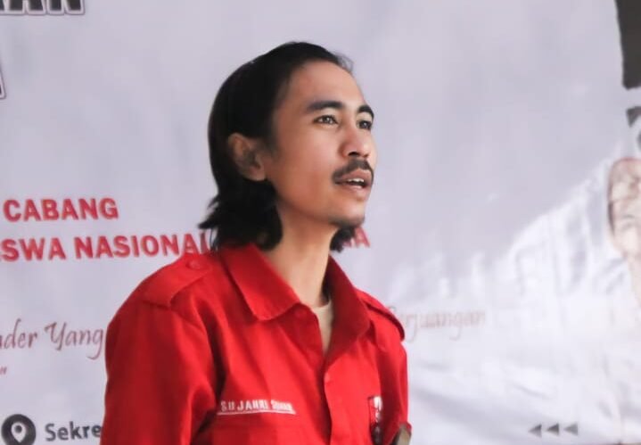 Ketua DPC GMNI Kota Gorontalo, Renaldi Ibrahim