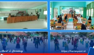 Promosi Kesehatan (Promkes) Dinas kesehatan Boalemo dan Dinas Kesehatan Provinsi Gorontalo, menggelar kegiatan pemberdayaan masyarakat dalam mendukung program Pesantren Sehat, bertempat di MTS Negeri Mananggu