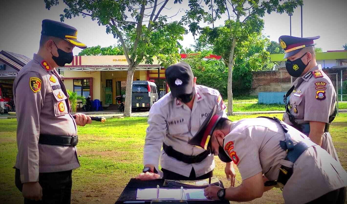 Kapolres Boalemo Pimpin serah Terima jabatan