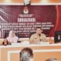 Penjabat Bupati Boalemo, Hendriwan membuka sosialisasi pembentukan AD HOC (PPK dan PPS) serta penggunaan aplikasi sistem Informasi anggota KPU dan AD HOC (SIAKBA) Pemilihan Umum tahun 2024.