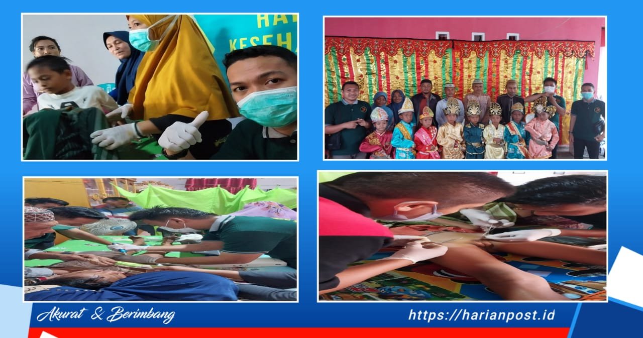 Puskesmas Mananggu mengadakan kegiatan Khitanan massal bagi anak yatim-piatu dalam rangka memperingati Hari Kesehatan Nasional (HKN) Ke-58
