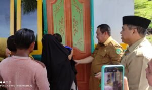 Penjabat Bupati (Penjabup) Hendriwan meresmikan Program pembangunan rumah sejahtera Badan Amil Zakat Nasional (BAZNAS) Kabupaten Boalemo, bertempat di Desa Pangi.