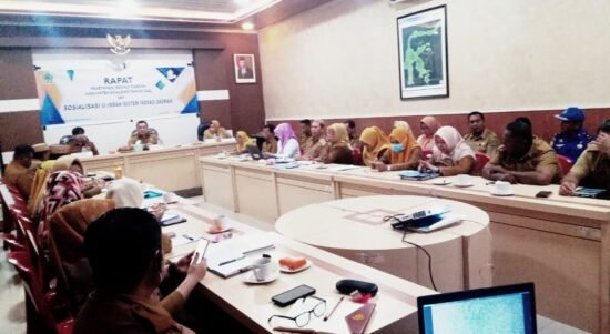 Hendriwan Hendriwan, saat membuka Rapat penetapan inovasi daerah Kabupaten Boalemo, bertempat di kantor Bapppeda.