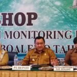 Worksop Reviu Monitoring Rencana Aksi Daerah dan Penyehatan Lingkungan yang diselenggarakan oleh Badan Perencanaan, Penelitian dan Pengembangan Daerah(Bapppeda)