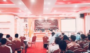 Komisi Pemilihan Umum (KPU) Kabupaten Boalemo Menggelar Sosialisasi Tahapan Pemilu Cerita Regulasi, Informasi Dan Asas Pemilu (KPU Ceria) dirangkaikan dengan Open Rekrutmen Badan AD HOC(PKK dan PPS) melalui Aplikasi SIAKBA