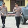 Kapolres Boalemo, AKBP Deddy Herman, S.I.K, menyambut langsung kedatangan Kapolda Gorontalo, Irjen Pol Helmy Santika, S. H.,S.I.K., M.Si, di kabupaten Boalemo