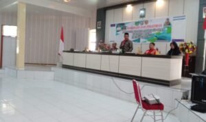 harap Sherman Moridu saat menghadiri Pembinaan dan Pelatihan peningkatan kapasitas anggota Sat-Linmas Kabupaten Boalemo, bertempat di BKD-Diklat Desa Tutulo