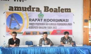 Sekretaris Daerah(Sekda) Kabupaten Boalemo, Sherman Moridu membuka rapat koordinasi forum Perumahan dan Kawasan Pemukiman (PKP) tingkat Kab.Boalemo
